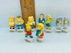 The SIMPSONS School Bart & Lisa Tiny Porcelain French feves Figurines Miniatures