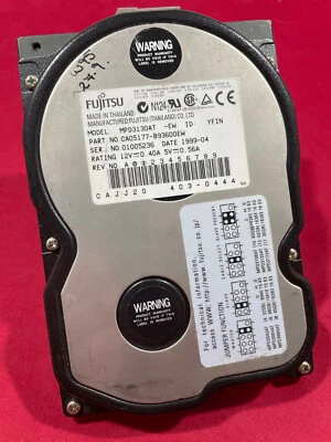 Fujitsu 13GB 3.5" IDE Hard Drive MPD3130AT Ex Acorn RiscPC Tested. - Image 1 of 4