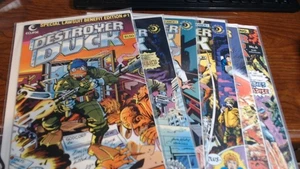 DESTROYER DUCK #1 2 3 4 5 6 ECLIPSE COMIC FULL RUN SPECAIL LAWSUIT EDITION#1 - Picture 1 of 5