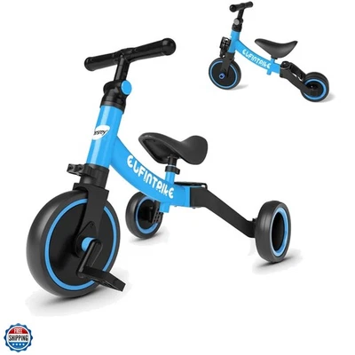 Bicicleta 5 en 1 para niños pequeños de 1 a 4 niños mayores, triciclo para niños pequeños triciclos triciclo... Foto 1 de 4