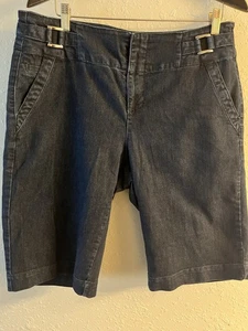 Dunkle Jeansshorts Größe 14 Ashley Stewart #297*14 Kostenloser Versand! - Bild 1 von 7