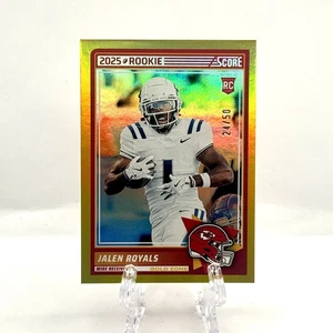 2025 Panini Score Jalen Royals RC Rookie Gold Zone #24/50 SP - Picture 1 of 2
