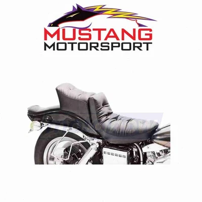 Mustang Regal Duke One-Piece Extra Wide Pillow Seat for 1981-1984 Harley hy Foto 1 de 4