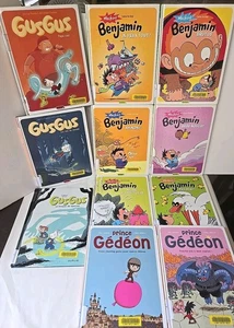 French Language Children’s Hardcover 11 Books Lot Comics Graphic Homeschool I1 - Bild 1 von 22