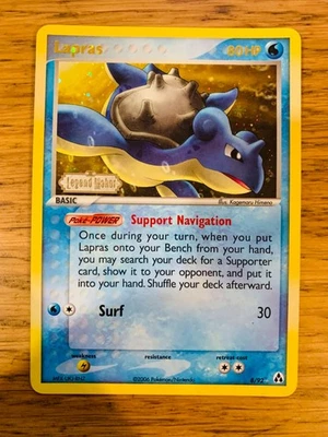NEAR MINT! Lapras (8/92) Stamped Reverse Holo EX Legend Maker Pokemon Card! - Image 1 of 4
