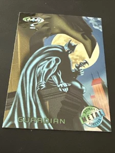 Batman Forever 1995 Dc Comics Fleer Metal #34 Guardian Full Moon Excellent - Picture 1 of 6
