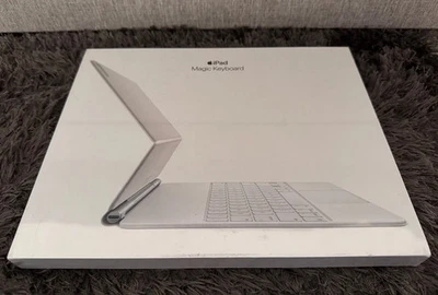 Apple Magic Keyboard 12.9" iPad Pro 5th Gen White - British English Warranty NEW - Image 1 of 3