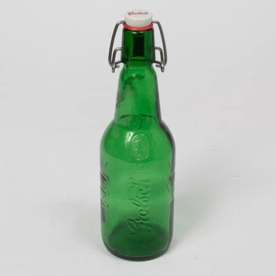 Коллекционный бар Grolsch из зеленого стекла с качающейся крышкой для пивной бутылки Holland закрывающаяся крышка - Изображение 1 из 4