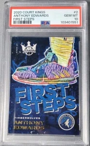 2020-21 Court Kings First Steps #2 Anthony Edwards - PSA 10 - Picture 1 of 2