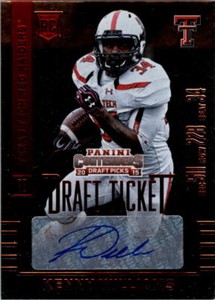2015 Panini Contenders DP College Draft Ticket Red Foil #265 Kenny Williams Auto