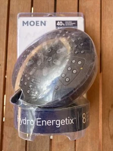 Moen 200W0BL Hydro Energetix Eight-Function 5"Diameter Spray Head,black MSRP $89 - Picture 1 of 5