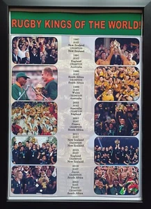 Rugby Union World Cup winners 1987-2023 - souvenir print - Picture 1 of 5
