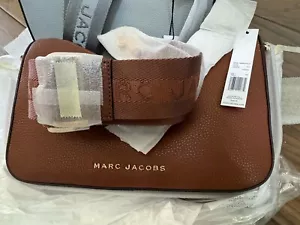 NEW Marc Jacobs Drifter Small Smoked Almond Leather Hobo Shoulder Crossbody Bag - Picture 1 of 5
