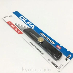 OLFA Artesanal Hobby Cuchillo Tipo Deslizador Tipo Negro Todo Metal 26B - Imagen 1 de 2