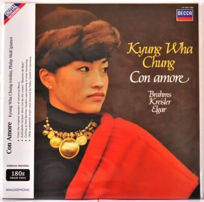 ANALOGPHONIC-DECCA KYUNG WHA CHUNG "Con Amore" 180g LIMITED FACTORY SEALED - Image 1 of 2