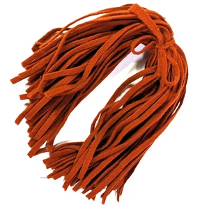 Wool Strips Rug Hooking BURNT ORANGE #222 18" long #8 Cut 50 ct. Dorr Mill - Picture 1 of 3