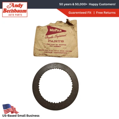 1956-1961 Dodge Plymouth TorqueFlite Front Clutch Driving Disc 1853775A NOS. - Image 1 of 4
