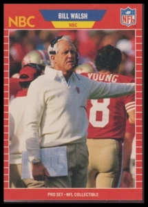 1989 Pro Set #30 Bill Walsh Announcer Collectibles - Bild 1 von 2