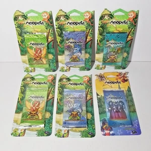READ - 6 NEOPETS TCG Blister Booster Packs - Mystery Island (5) & Original (1) - Picture 1 of 16