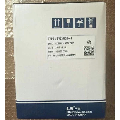 1PC NEW LS LG Inverter SV037IG5-4 3.7KW 380V-460V FREE SHIP #YP1 - Image 1 of 2