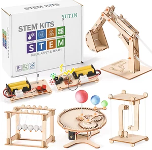 STEM Science Kits for Kids Ages 8-12 5-7, STEM Kits for Kids Ages 8-10, Wood Bui - Picture 1 of 12