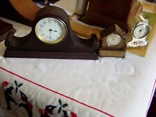 Mini. New Haven Mantel Clock. Helveco Chalet, Koch, Musical.All Run/Alarm OK.N/R