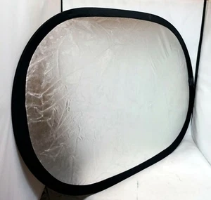 Interfit Silver Gold Octagonal 36" x 24" 92x61cm Reflector Light Modifier - Picture 1 of 2