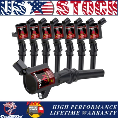 Paquete de 8 bobinas de encendido para Ford E-150 Club Wagon 2003 2004 2005 4,6 L 5,4 L V8 DG508 Foto 1 de 4