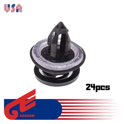 New 24Pcs Door Panel Clip for 2002 2003-2008 Audi A4 A4 Quattro 8E0868243 US - Image 1 of 4