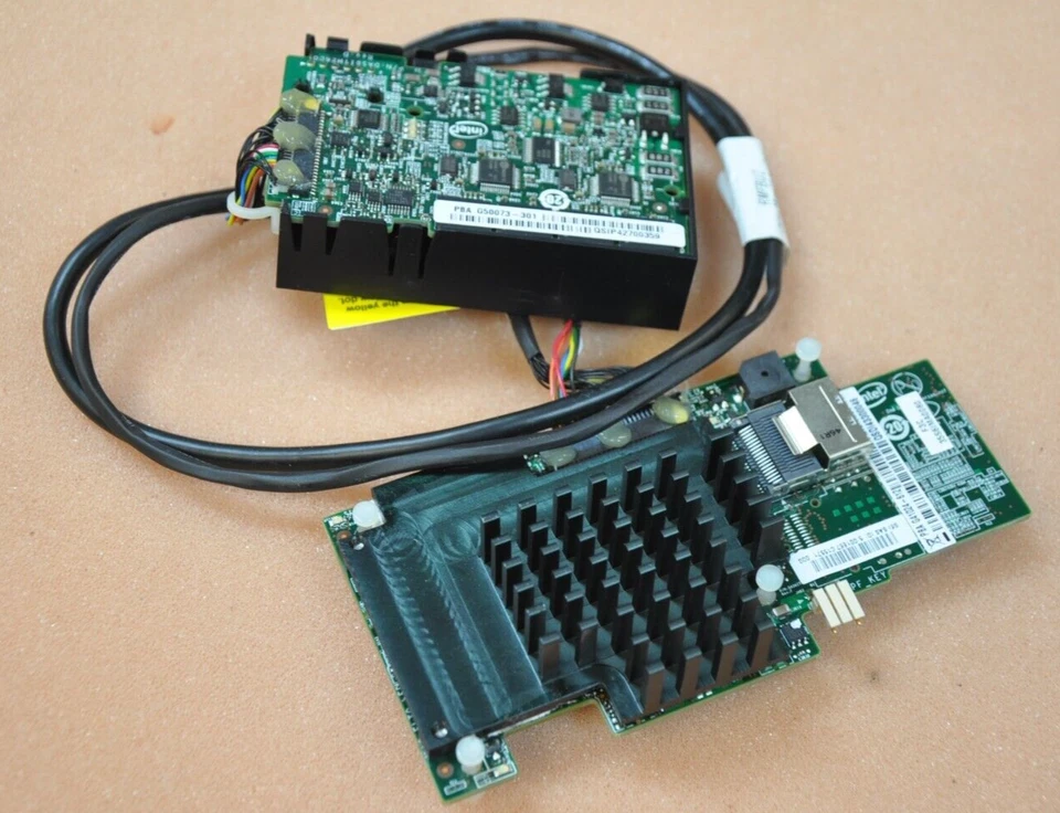 INTEL R1000 R2000 P4000 Server RMS25CB040 G41024-612 Integrated 1GB RAID Module Foto 1 de 1