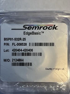 Filtro de borde de paso corto Semrock BSP01-532R-25, EdgeBasic 532 nm, 25 mm de diámetro, ¡NUEVO EN CAJA! - Imagen 1 de 2