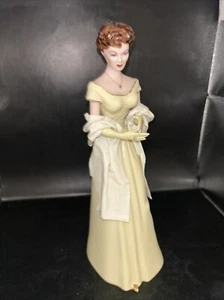 Heirlooms of Tomorrow in the USA Elegant Connie A Figurine With Yellow Gown 11” - Picture 1 of 10