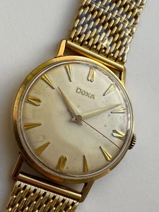RELOJ PULSERA RARO VINTAGE Hombre DOXA SA SUIZO ALTA PRECISIÓN AU 20 CAL 1148 98 RRR - Imagen 1 de 24