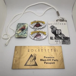 The Rocketeer ‘91 Disney Movie All Access VIP Pass El Captain Hollywood Premiere - Picture 1 of 9