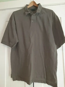 Outer banks Khaki Green Size XL Short Sleeve 2Button Polo pre owned ships free - Picture 1 of 4