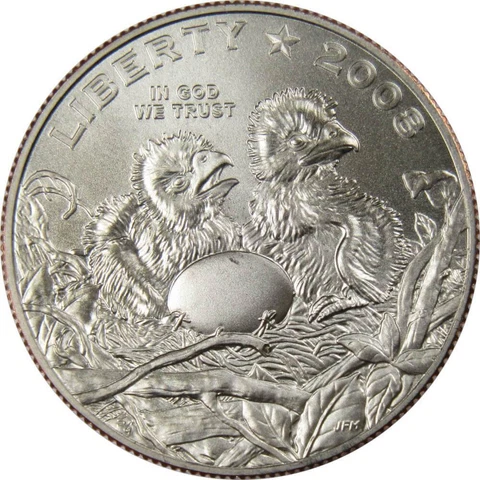 Bald Eagle Recovery Commemorative 2008 S Clad Half Dollar Uncirculated 50c Coin Cover