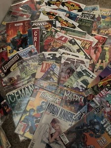 Comic Book Lot Of 50 Books - Marvel, DC, Image - Bronze, Copper, Modern Age - Picture 1 of 9