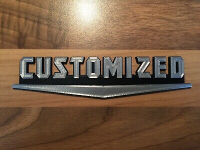 ANY TEXT Custom Name Plate Tool Badge Toolbox Emblem  Box Chest For Craftsman • 10£