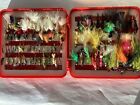 Nice Selection Box Of Over 100 Quality Lures And Nymphs For Lakes And Reservoirs