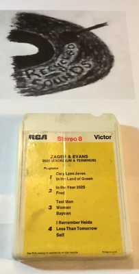 Zager & Evans 2525 (Exordium & Terminus) *1969 Psychedelic Rock [8-Track] TESTED - Image 1 of 4