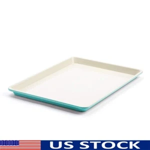 Ceramic Nonstick Cookie Sheet Baking Tray Sweets Savory Dishes Nachos Wings New - Picture 1 of 7