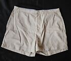 Tommy Hilfiger Shorts Womens 12 Tan Mid Rise Chino Flat Front Cotton Casual