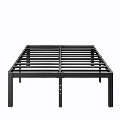 18 Inch High Platform Metal Queen Size Bed Frame, Queen Bed Frameno Box Sprin... - Image 1 of 4