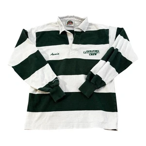 Vintage Barbarian Rugby Collared Polo Shirt Embroidery Preppy Multicolor Small - Picture 1 of 11