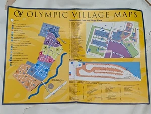 Sydney 2000 Olympics Olympic Village Map - Bild 1 von 1