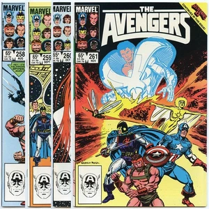 Avengers Vol 1 #s 258-261 lot of 4 Marvel Comics (1984) Firelord! Skrulls! - Picture 1 of 9