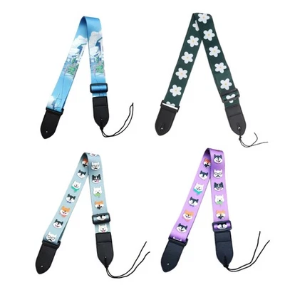 Adjustable Guitar Strap for Electric Guitar Ukulele Bass Guitar Shoulder Strap - image 1 of 4