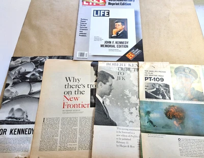 LOOK magazine Fall 2003 40th anniversary reprint edition *plus 4 JFK articles - Image 1 of 4