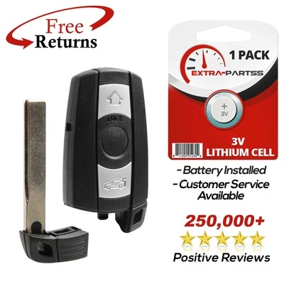For 2005 2006 2007 2008 2009 2010 2011 BMW 1 2 3 5 6 7 Series Remote Key Fob Foto 1 de 4