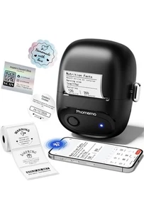 Label Maker, Portable Bluetooth Label Printer with 300+ Templates for Phone - Afbeelding 1 van 7